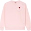 Order (Women) KENZO SS24 Pink Sweatshirt with Floral Embroidery Lettering. FE62SW1614MF-34