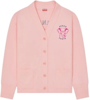 (Women) KENZO SS24 V-Neck Logo Elephant Knit Cardigan - Year of the Dragon Edition. FE52SW1374ME-34 (Women) KENZO SS24 V-Neck Logo Elephant Knit Cardigan - Year of the Dragon Edition. FE52SW1374ME-34