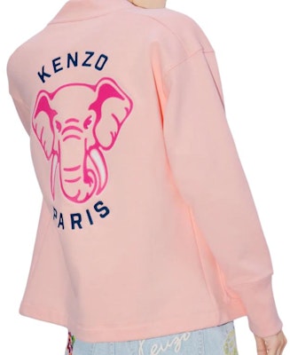 (W) KENZO SS24 Kardigan Rajutan Logo Gajah V-Leher - Edisi Tahun Naga. FE52SW1374ME-34 Sizing (W) KENZO SS24 Kardigan Rajutan Logo Gajah V-Leher - Edisi Tahun Naga. FE52SW1374ME-34