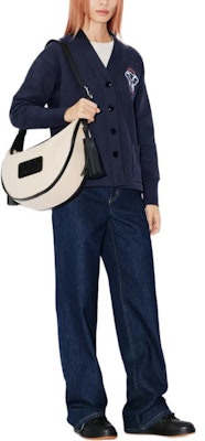 (W) KENZO SS24 Kardigan Rajutan Logo Gajah V-Leher - Edisi Tahun Naga. FE52SW1374ME-34 2