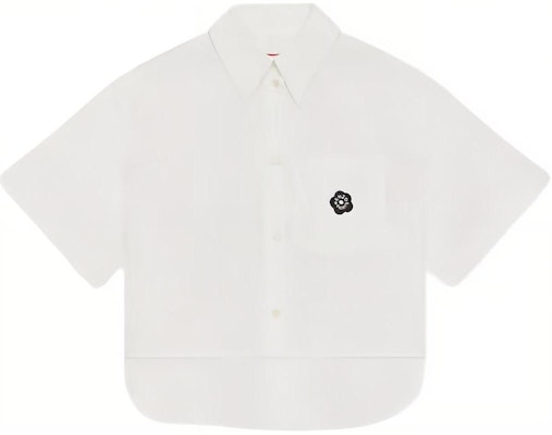 (W) KENZO SS24 白色短袖短款衬衫 FE52CH2469LH-01 Buy (W) KENZO SS24 白色短袖短款衬衫 FE52CH2469LH-01