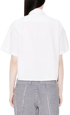 (W) KENZO SS24 白色短袖短款衬衫 FE52CH2469LH-01 Details for (W) KENZO SS24 白色短袖短款衬衫 FE52CH2469LH-01
