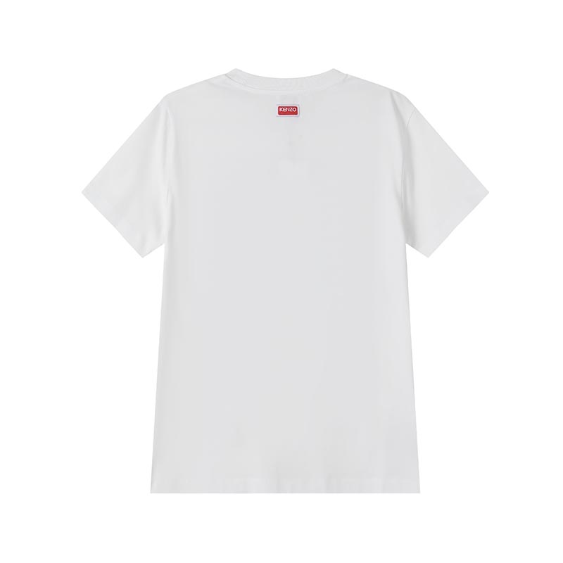 (Women) KENZO SS24  White T-Shirt with Embroidered Tiger Logo. FE52TS1164SG-02 圖 3