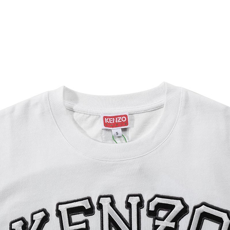 (Women) KENZO SS24  White T-Shirt with Embroidered Tiger Logo. FE52TS1164SG-02 圖 4