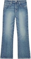 (Women) KENZO SS24 Bleached Zip Side Pocket Jeans Indigo Blue FE62DP2296S7-DY (Women) KENZO SS24 Bleached Zip Side Pocket Jeans Indigo Blue FE62DP2296S7-DY