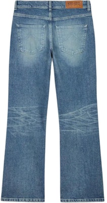 (Women) KENZO SS24 Bleached Zip Side Pocket Jeans Indigo Blue FE62DP2296S7-DY Lookbook (Women) KENZO SS24 Bleached Zip Side Pocket Jeans Indigo Blue FE62DP2296S7-DY