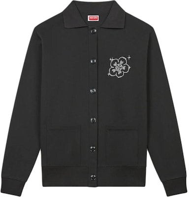 (Women) KENZO SS24 Floral Letter Oversized Long-Sleeve Cardigan Women’s Black. FE62SW1514MF-99J Order (Women) KENZO SS24 Floral Letter Oversized Long-Sleeve Cardigan Women’s Black. FE62SW1514MF-99J