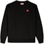 Buy (Women) KENZO SS24 Floral Logo Print Crewneck Long-Sleeve Sweatshirt Women Black FE62SW1614MF-99J