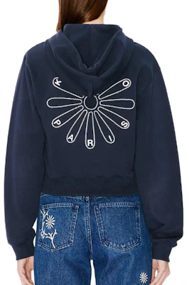 (W) Kenzo SS24 标志拉链连帽卫衣带口袋 - 深蓝色 FE62SW1524MI-79 Details for (W) Kenzo SS24 标志拉链连帽卫衣带口袋 - 深蓝色 FE62SW1524MI-79