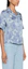 Purchase (W) 겐조 SS24 메시 레터 로고 루즈핏 반팔 셔츠 여성 로얄 블루 FE52CH0719JE-67