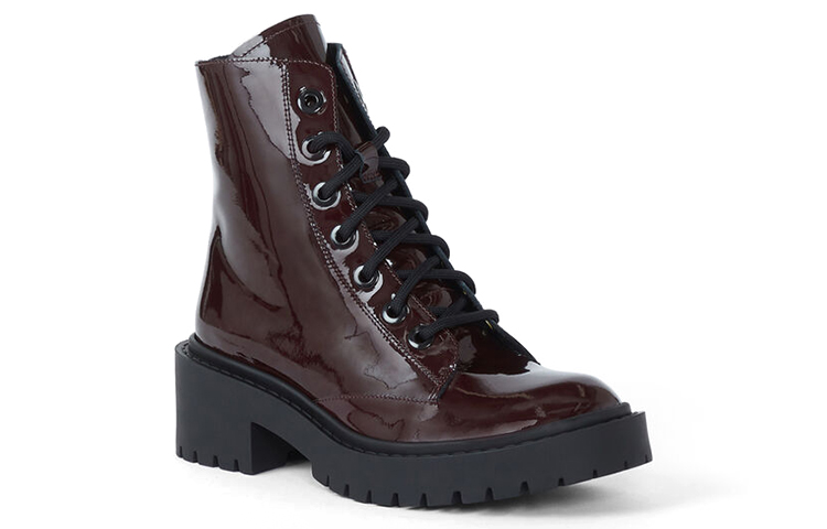 (W) Kenzo Takada 'Deep Red Leather Ankle Boots' 圖 2
