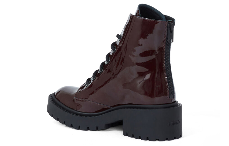 (W) Kenzo Takada 'Deep Red Leather Ankle Boots' 圖 3