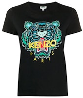 (Women) KENZO Takada Black Tiger Print Tee FA5-2TS721-4YB-99 (Women) KENZO Takada Black Tiger Print Tee FA5-2TS721-4YB-99