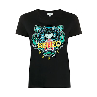 (Women) KENZO Takada Black Tiger Print Tee FA5-2TS721-4YB-99