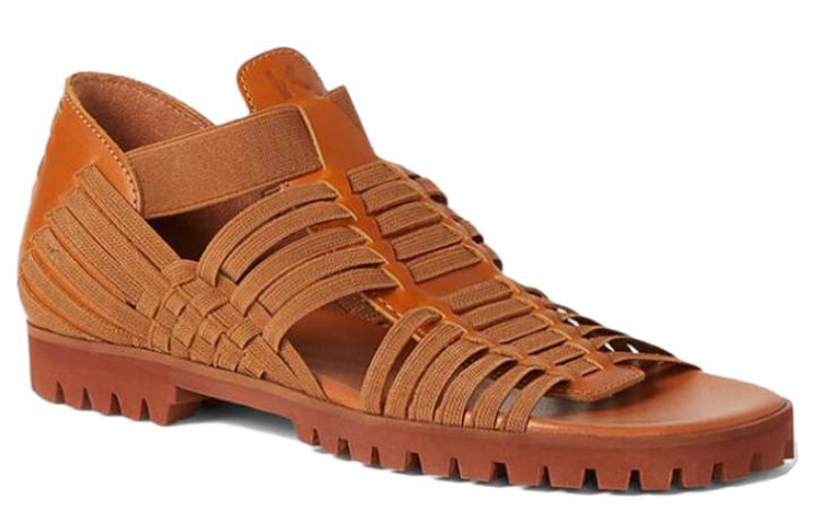 Order (W) Kenzo Takada K3 'Sandalia de Cuero Beige Profundo' FB52SD190L66-13