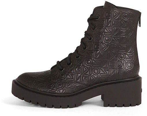 (W) 高田贤三 KENZO 黑色浮雕皮靴 FC52BT340L79-99 Buy (W) 高田贤三 KENZO 黑色浮雕皮靴 FC52BT340L79-99