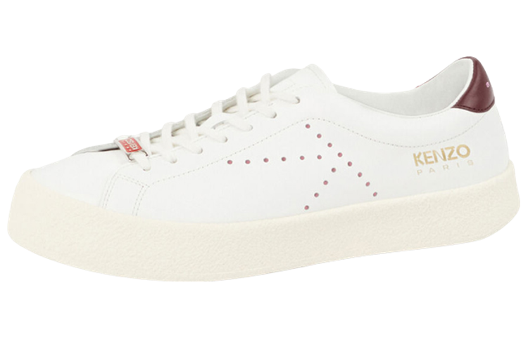(Women) Kenzo Takada KENZO Leather Lace-Up Low-Top 'Burgundy White' FC62SN030L50.01