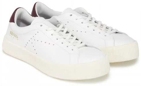 (W) Kenzo Takada KENZO Kulit Lace-Up Low-Top 'Burgundy Putih' FC62SN030L50.01 Lookbook (W) Kenzo Takada KENZO Kulit Lace-Up Low-Top 'Burgundy Putih' FC62SN030L50.01