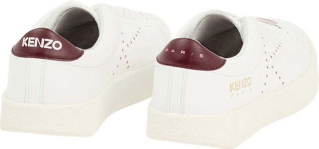 (W) Kenzo Takada KENZO Kulit Lace-Up Low-Top 'Burgundy Putih' FC62SN030L50.01 Shop (W) Kenzo Takada KENZO Kulit Lace-Up Low-Top 'Burgundy Putih' FC62SN030L50.01