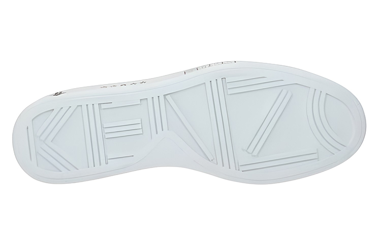 (W) Kenzo Takada Logo Leather Low-Top Sneaker 'White' 圖 5