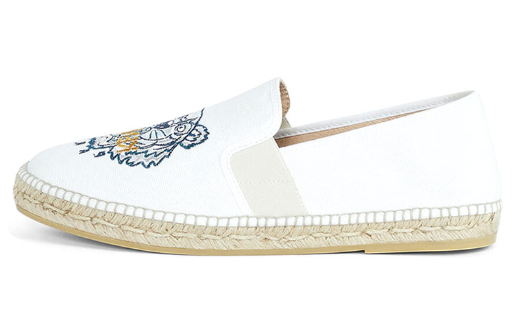 (W) Kenzo Tiger Canvas Espadrilles 'White'