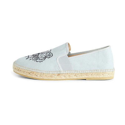 (W) Kenzo Tiger Elastic CMFT Flat Sneaker 'Light Blue'