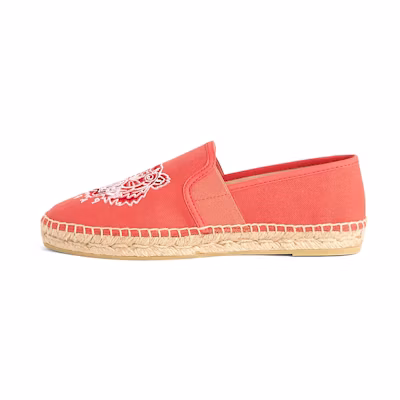 (W) Kenzo Tiger Elasticated Canvas 'Red Orange'