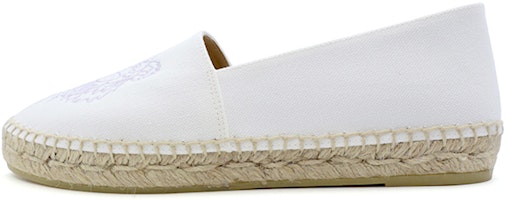 (Women) Kenzo Tiger Embroidered Canvas 'White' 2ES180F820-1B (Women) Kenzo Tiger Embroidered Canvas 'White' 2ES180F820-1B