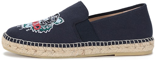 (Women) Kenzo Tiger Embroidered Espadrilles 'Navy' FB65ES188F71-76 (Women) Kenzo Tiger Embroidered Espadrilles 'Navy' FB65ES188F71-76