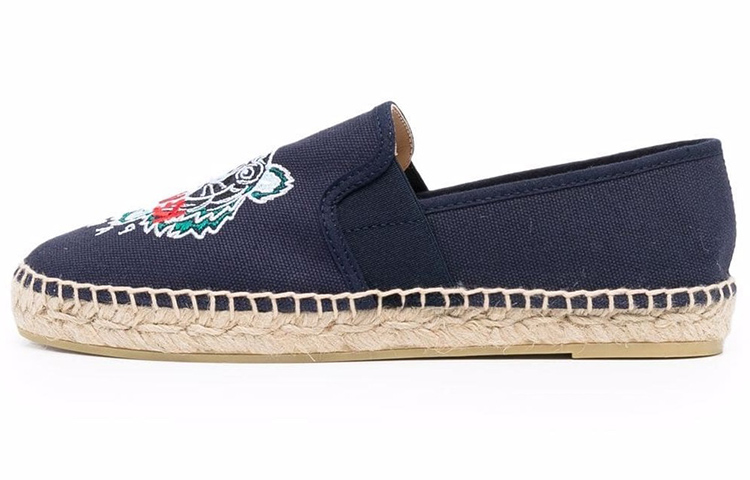(W) Kenzo Tiger Embroidered Espadrilles 'Navy Blue'