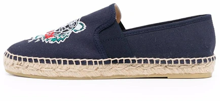 (Women) Kenzo Tiger Embroidered Espadrilles 'Navy Blue' FB62ES188F71-76 (Women) Kenzo Tiger Embroidered Espadrilles 'Navy Blue' FB62ES188F71-76
