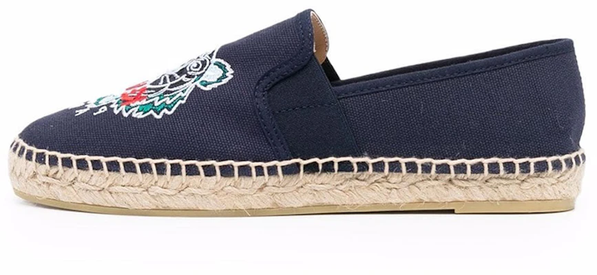 (Women) Kenzo Tiger Embroidered Espadrilles 'Navy Blue' FB62ES188F71-76 Buy (Women) Kenzo Tiger Embroidered Espadrilles 'Navy Blue' FB62ES188F71-76