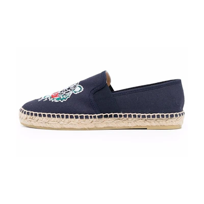 (W) Kenzo Tiger Embroidered Espadrilles 'Navy Blue'