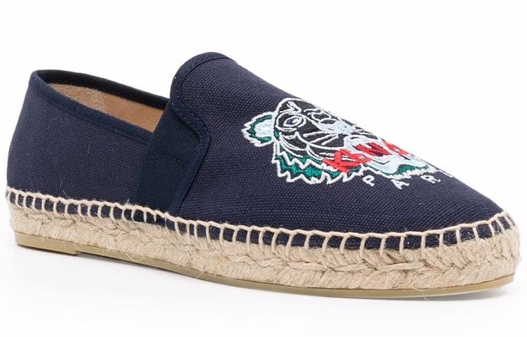 Lookbook KENZO 高田賢三 虎頭刺繡漁夫鞋 女款 海軍藍
