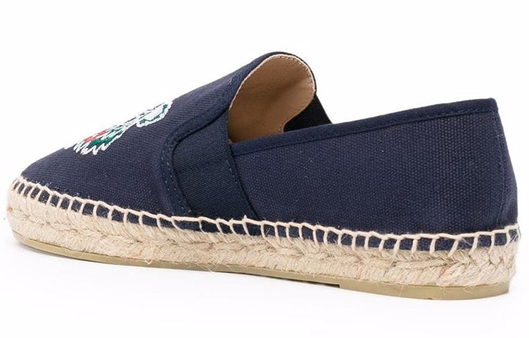 Shop KENZO 高田賢三 虎頭刺繡漁夫鞋 女款 海軍藍
