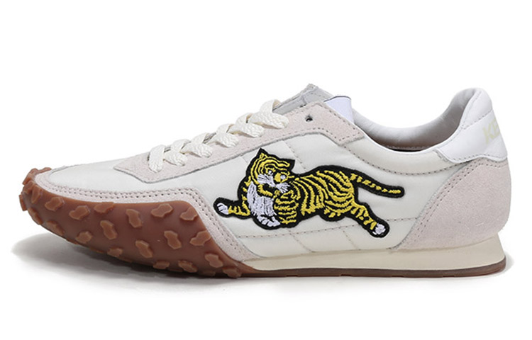 (Women) Kenzo Tiger Embroidered Sneakers 'White Grey' FA62SN122F54-93