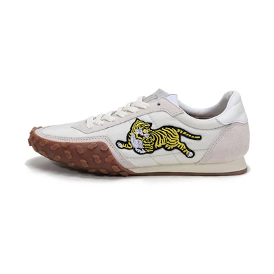 (W) Kenzo Tiger Embroidered Sneakers 'White Grey'