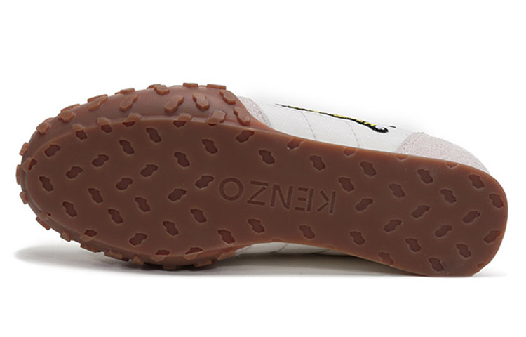 (W) Kenzo Tiger Embroidered Sneakers 'White Grey' 圖 6