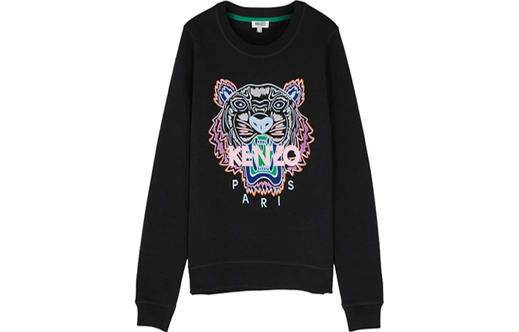 (Women) KENZO Tiger Embroidered Sweatshirt Black F952SW7054XA-99