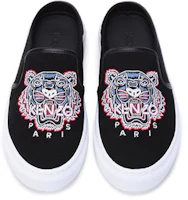 Shop (W) Kenzo 虎头刺绣布料穆勒鞋 '黑色' FC52SN105F71-99