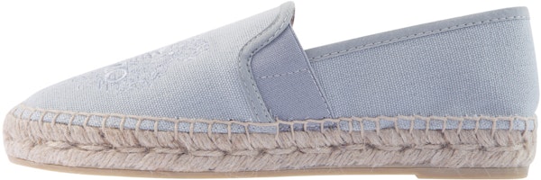 (Women) Kenzo Tiger Embroidery Flat Espadrilles 'Grey' FA62ES188F70-61 (Women) Kenzo Tiger Embroidery Flat Espadrilles 'Grey' FA62ES188F70-61