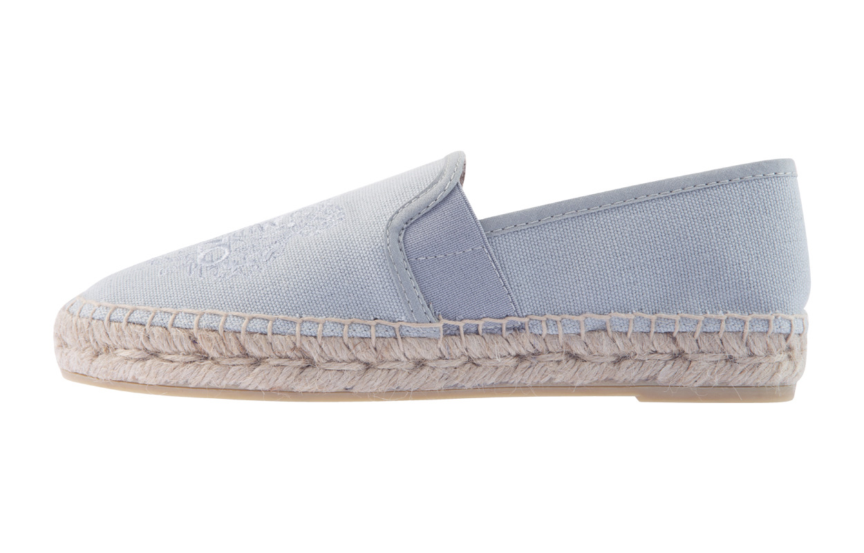 (Women) Kenzo Tiger Embroidery Flat Espadrilles 'Grey' FA62ES188F70-61