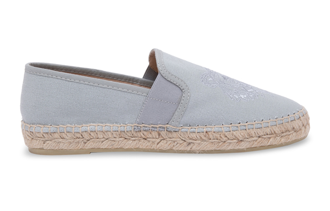 Order (Women) Kenzo Tiger Embroidery Flat Espadrilles 'Grey' FA62ES188F70-61
