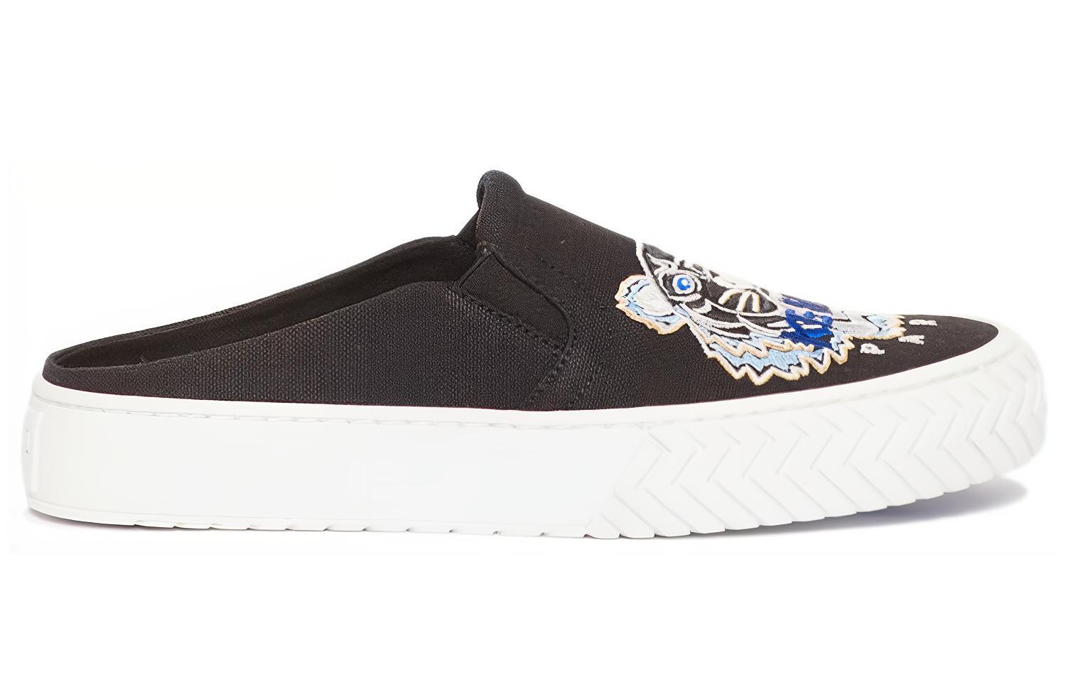 Order (W) Kenzo Tijger Borduurwerk Low-Top Slip-On ''Zwart'' FA52SN202F70-99