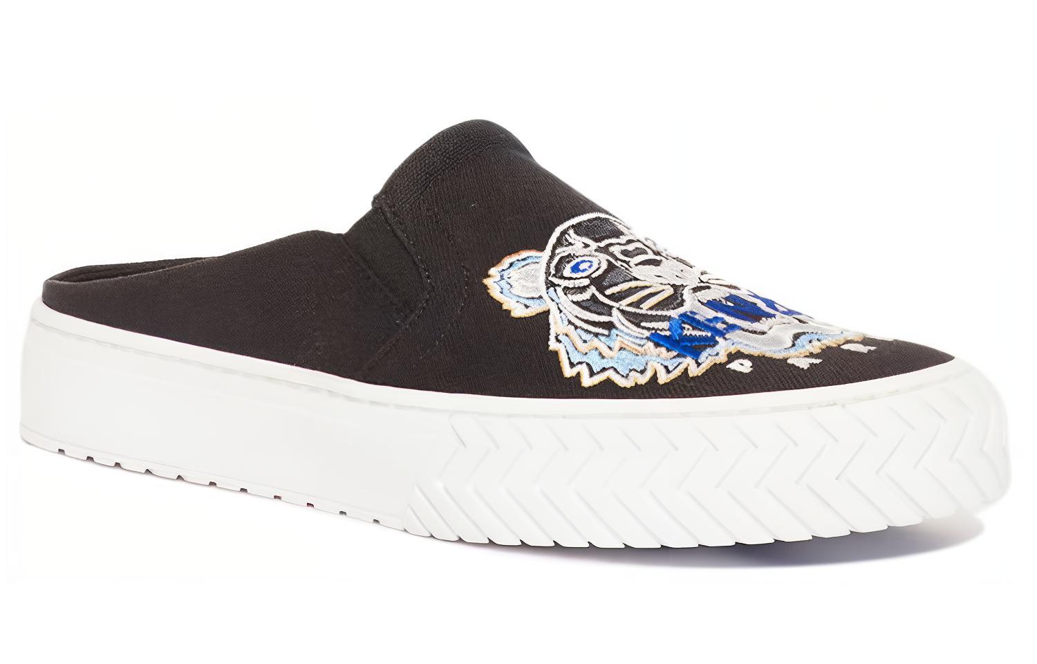 Lookbook (W) Kenzo Tijger Borduurwerk Low-Top Slip-On ''Zwart'' FA52SN202F70-99
