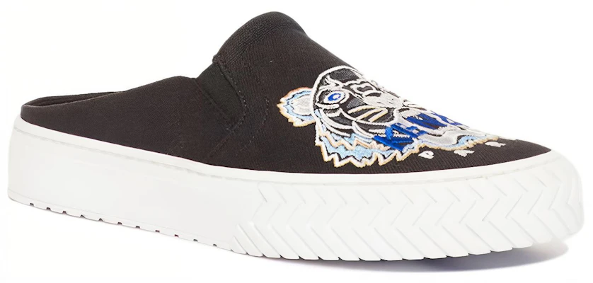 (W) Kenzo Tijger Borduurwerk Low-Top Slip-On ''Zwart'' FA52SN202F70-99 Lookbook (W) Kenzo Tijger Borduurwerk Low-Top Slip-On ''Zwart'' FA52SN202F70-99