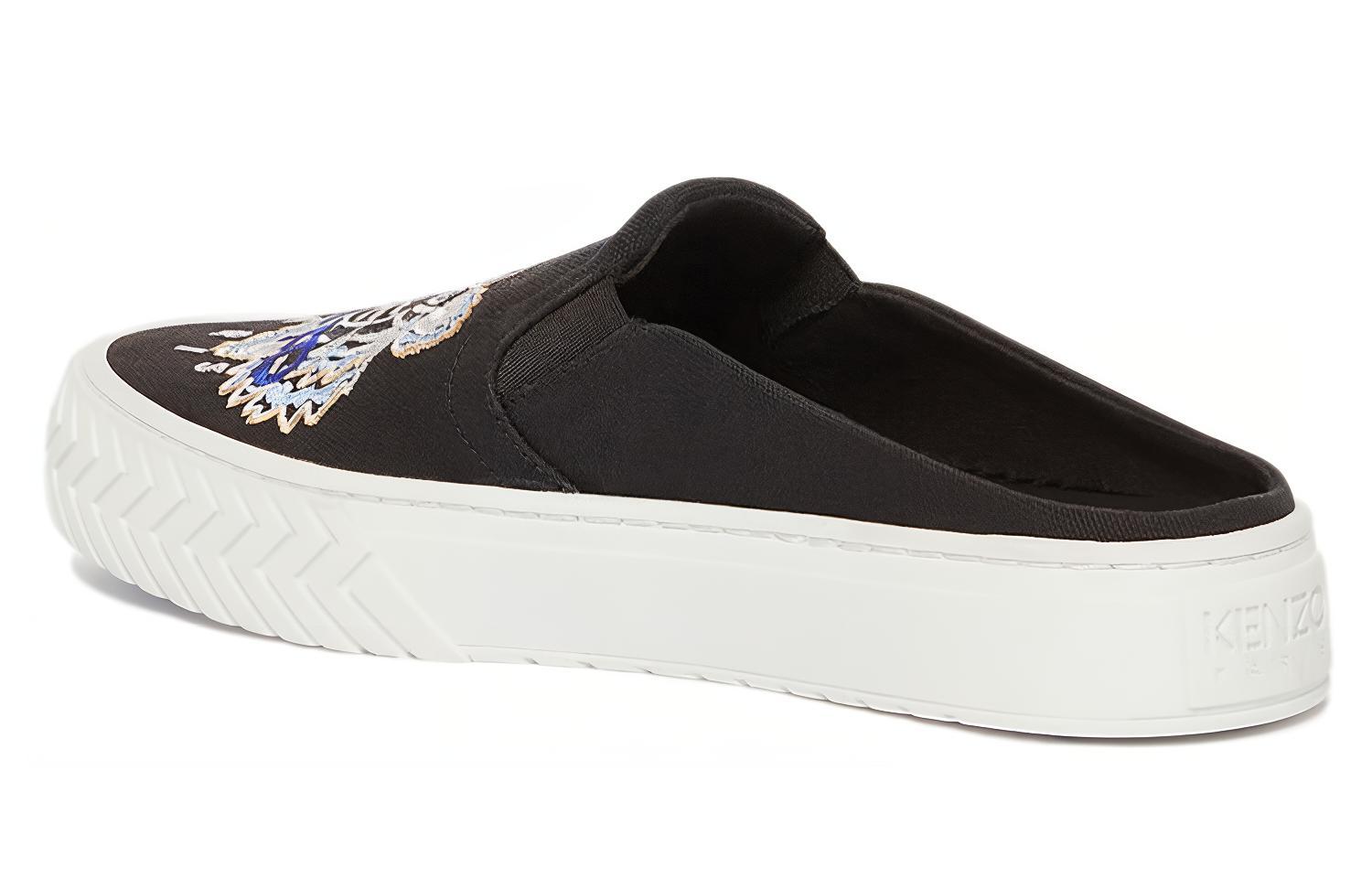 Purchase (W) Kenzo Tijger Borduurwerk Low-Top Slip-On ''Zwart'' FA52SN202F70-99