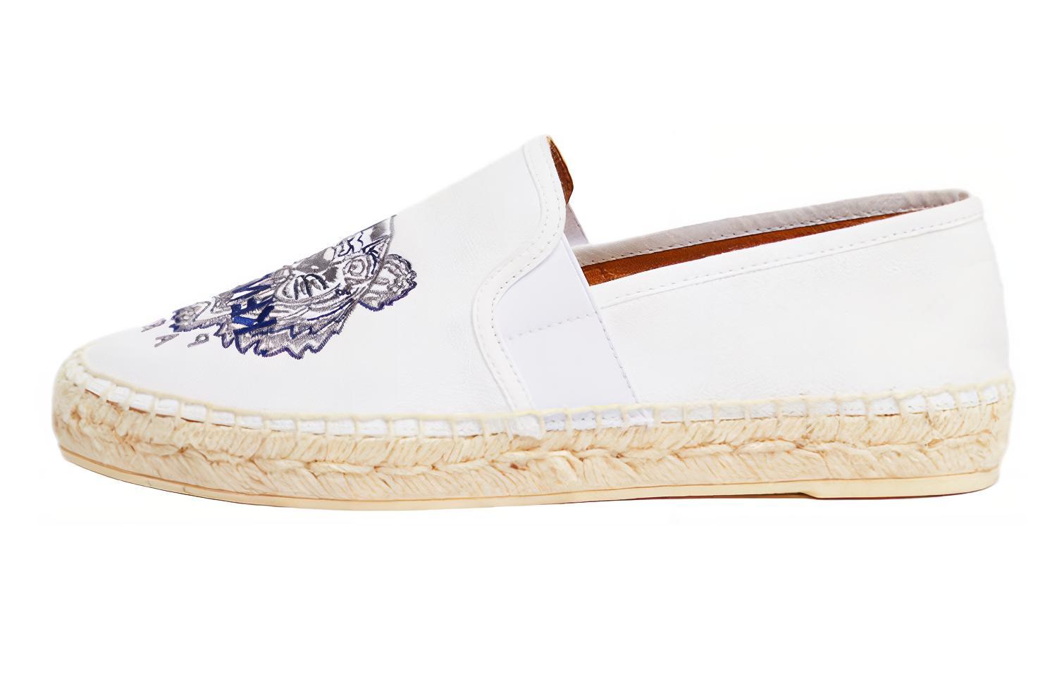(Women) Kenzo Tiger Espadrilles White 'Simply Comfortable Fashion Casual Flats' F952ES188F7001-35
