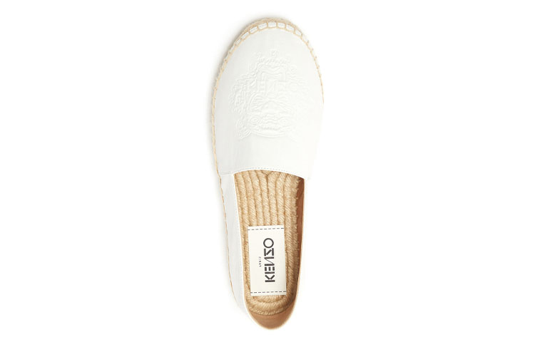 (W) Kenzo Tiger Leather 'White Fashion Sneakers' 圖 4