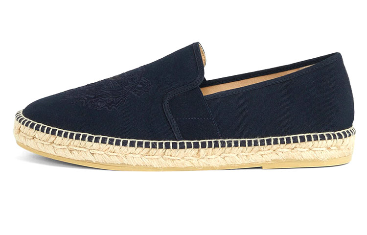 (Women) Kenzo Tiger Stretch Canvas Slip-On 'Navy Blue' FA65ES188F7076-39